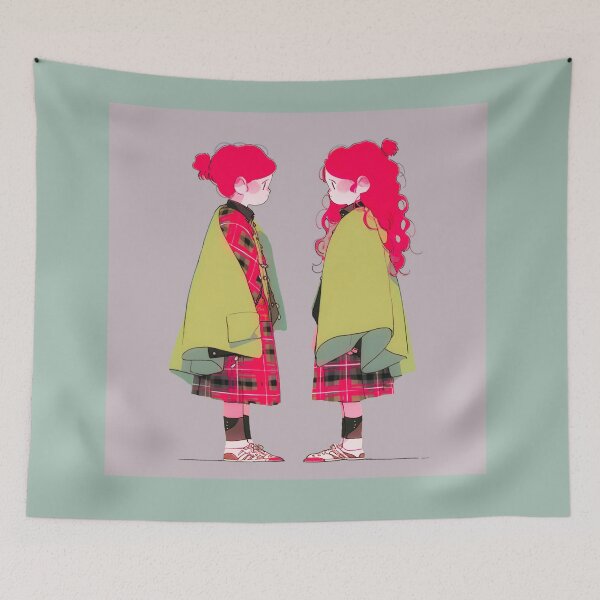 Item preview, Punk Plaid Reflections designed and sold by DinoPals.