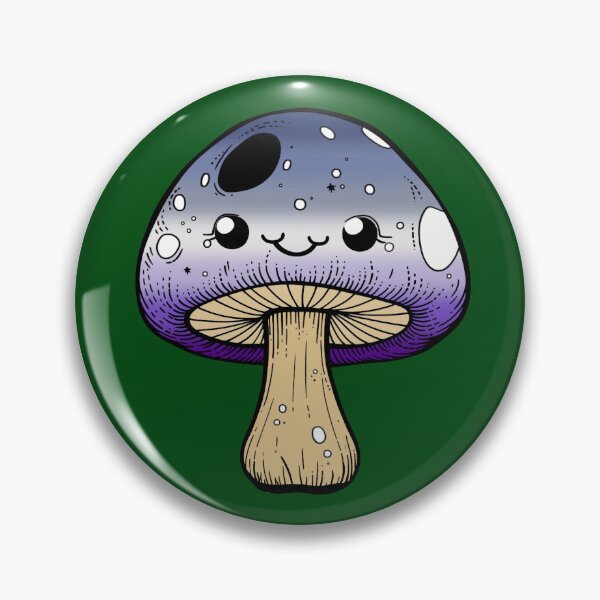 Item preview, Cute Butch Lesbian Pride Flag Mushroom, Kawaii Butch Mushroom Design designed and sold by Travelslightly.