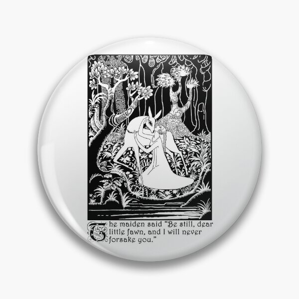 Item preview, Be Still Little Fawn, Kay Neilsen, Vintage Fairy Tale, Fairycore designed and sold by Proverbial Wisdom Design.