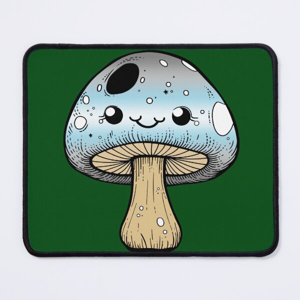 Item preview, Cute Demiboy Pride Flag Mushroom, Kawaii Demiboy Mushroom Design designed and sold by Travelslightly.
