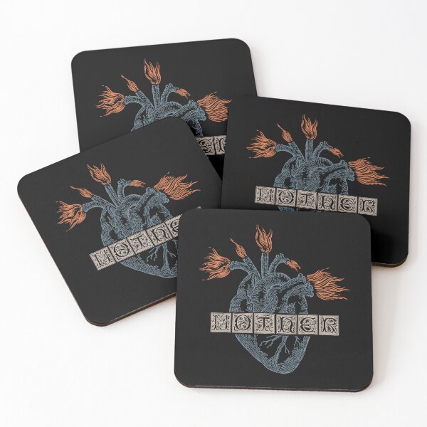 Item preview, Mother movie flaming heart colour designed and sold by LapinMagnetik.