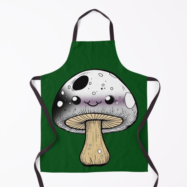 Item preview, Cute Demisexual Pride Flag Mushroom, Kawaii Demisexual Mushroom Design designed and sold by Travelslightly.