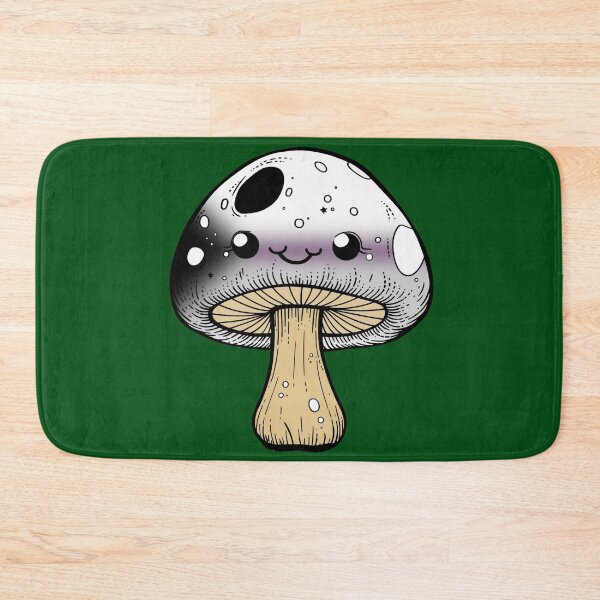 Item preview, Cute Demisexual Pride Flag Mushroom, Kawaii Demisexual Mushroom Design designed and sold by Travelslightly.