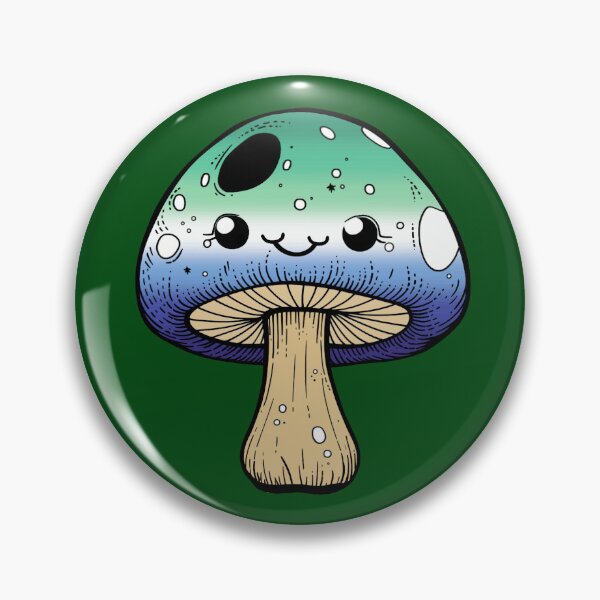Item preview, Cute Gay MLM Pride Flag Mushroom, Kawaii MLM Mushroom Design designed and sold by Travelslightly.