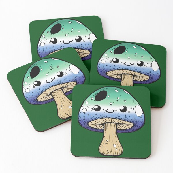 Item preview, Cute Gay MLM Pride Flag Mushroom, Kawaii MLM Mushroom Design designed and sold by Travelslightly.