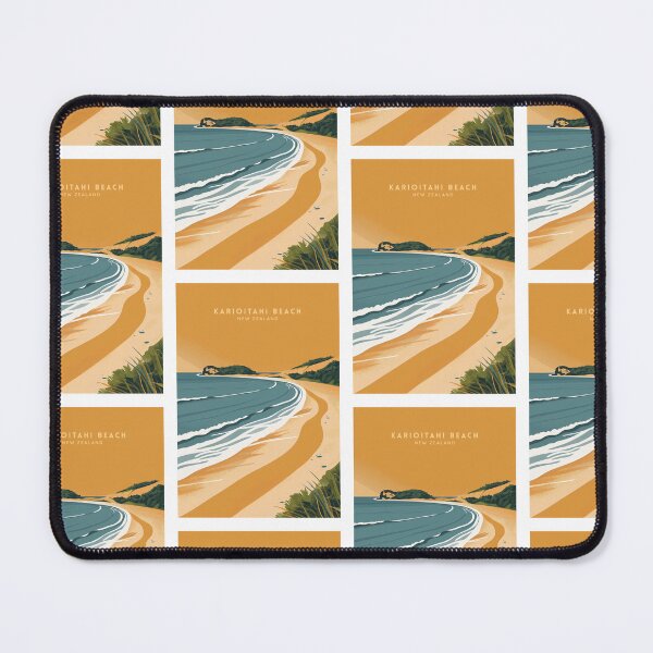Item preview, Karioitahi Beach: Where Waves Meet Wonder designed and sold by NeuralVibe.