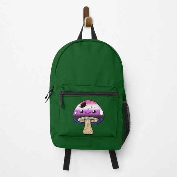 Item preview, Cute Genderfluid Pride Flag Mushroom, Kawaii Genderfluid Mushroom Design designed and sold by Travelslightly.