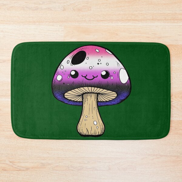 Item preview, Cute Genderfluid Pride Flag Mushroom, Kawaii Genderfluid Mushroom Design designed and sold by Travelslightly.