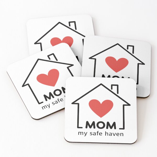 Item preview, Mom, My Safe Haven: Minimalist House with Heart designed and sold by HahaHandlesHub.