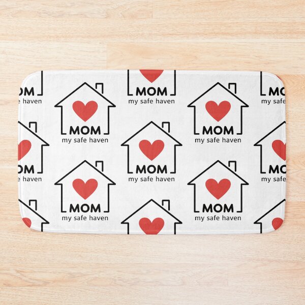 Item preview, Mom, My Safe Haven: Minimalist House with Heart designed and sold by HahaHandlesHub.