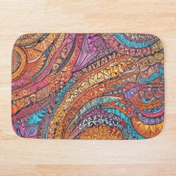 Item preview, Delicate flowers, trailing vines, and soft, muted colors print design designed and sold by imanshu.