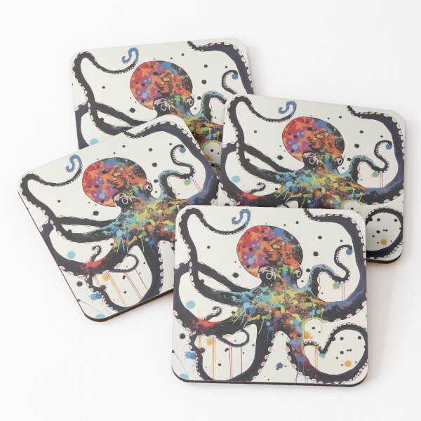 Item preview, Kaleidoscopic Octopus Emergence designed and sold by palmyst.