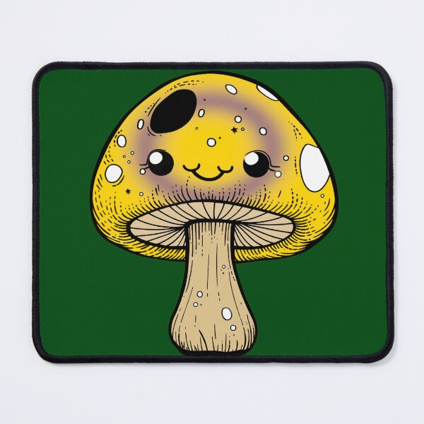 Item preview, Cute Intersex Pride Flag Mushroom, Kawaii Intersex Mushroom Design designed and sold by Travelslightly.