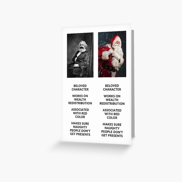 Item preview, Karl Marx und der Weihnachtsmann designed and sold by Tomezzy Haapaface.