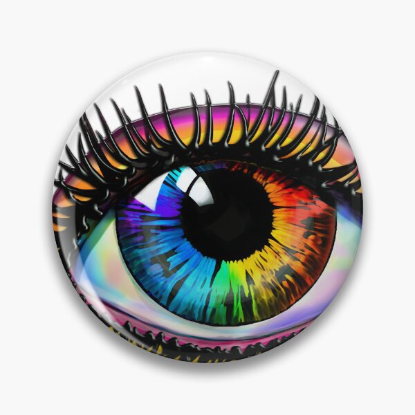 Item preview, rainbow eye transparent background designed and sold by artist101.