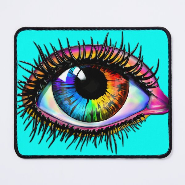 Item preview, rainbow eye transparent background designed and sold by artist101.