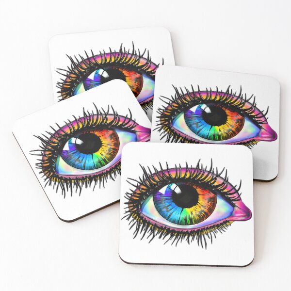 Item preview, rainbow eye transparent background designed and sold by artist101.