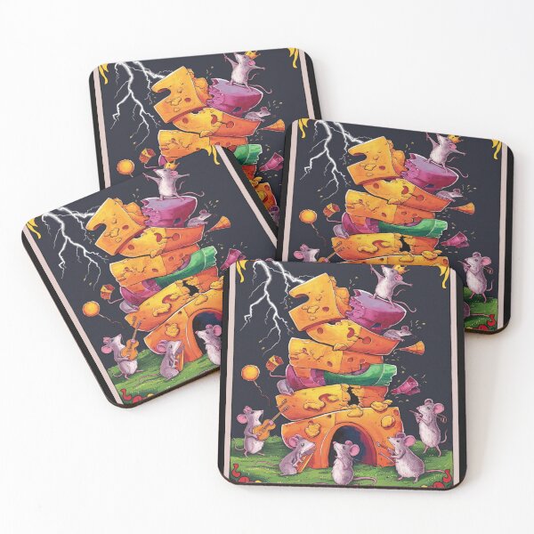 Item preview, Tarot Card - The Tower. mouse theme, mouse lover, cute mouse designed and sold by ZodiacWonders.