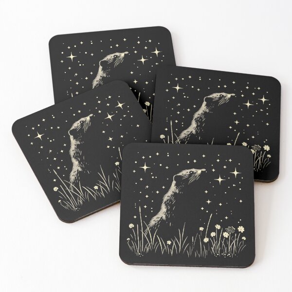 Item preview, Prairie Dog In the Field Under the Stars designed and sold by FloeC.