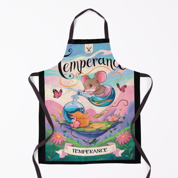 Item preview, Tarot Card - Temperance. mouse theme, mouse lover, cute mouse designed and sold by ZodiacWonders.