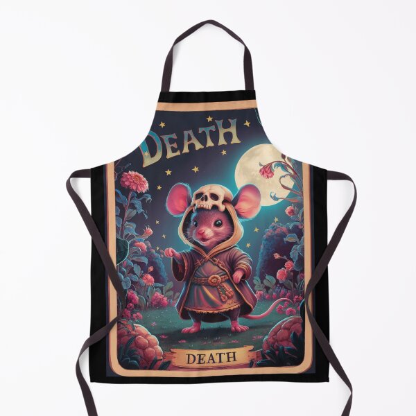 Item preview, Tarot Card - Death. mouse theme, mouse lover, cute mouse designed and sold by ZodiacWonders.