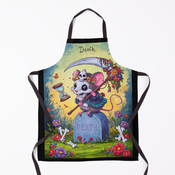 Item preview, Tarot Card - Death. mouse theme, mouse lover, cute mouse designed and sold by ZodiacWonders.