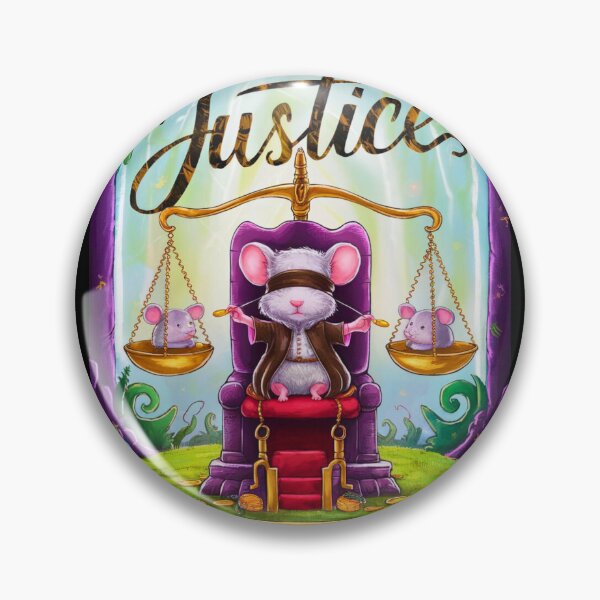 Item preview, Tarot Card - Justice. mouse theme, mouse lover, cute mouse designed and sold by ZodiacWonders.