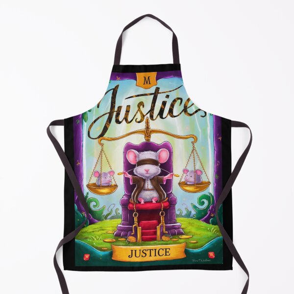 Item preview, Tarot Card - Justice. mouse theme, mouse lover, cute mouse designed and sold by ZodiacWonders.