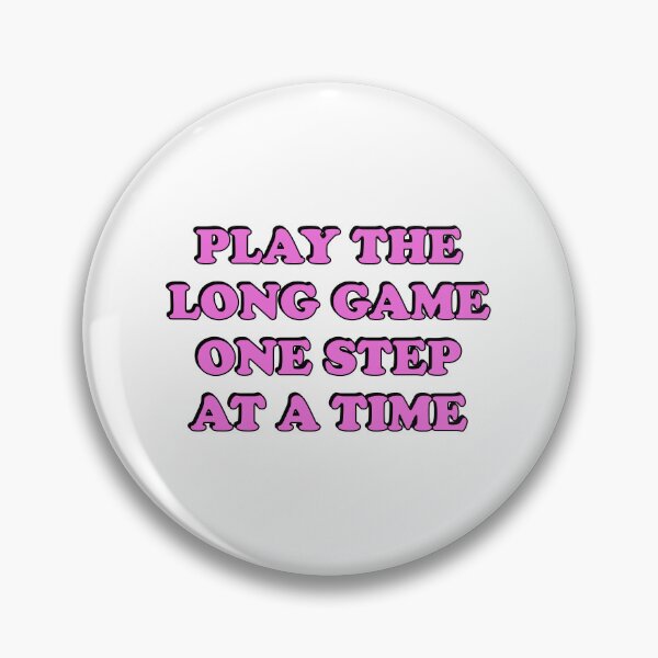 Item preview, Play the long game one step at a time designed and sold by Inspirationmotivation.