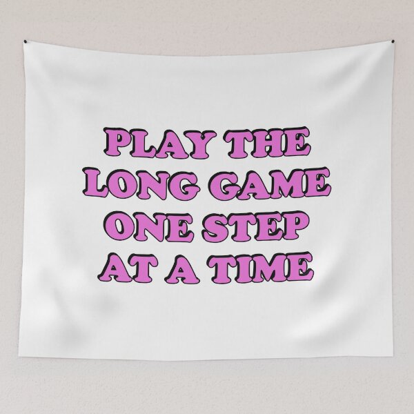 Item preview, Play the long game one step at a time designed and sold by Inspirationmotivation.