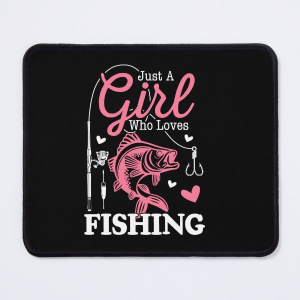 Item preview, just a girl who loves fishing gift for fishermen designed and sold by Kondi-Art.