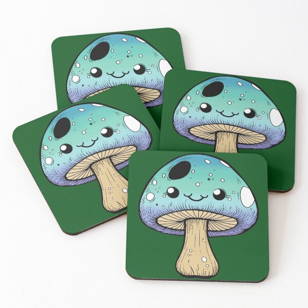 Item preview, Cute Neptunic Pride Flag Mushroom, Kawaii Neptunic Mushroom Design designed and sold by Travelslightly.