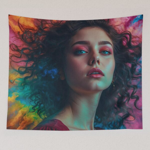 Item preview, Chromatic Canvas - Portrait Reimagined designed and sold by Animepic222.