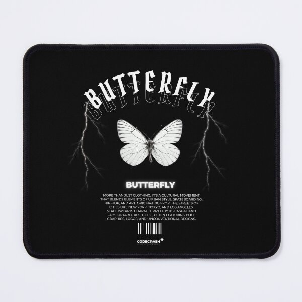 Item preview, streetwear butterfly designed and sold by CodeCrush.