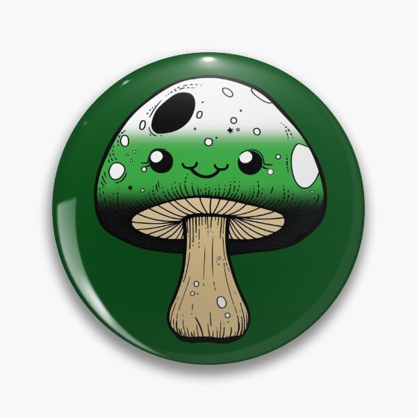 Item preview, Cute Neutrois Pride Flag Mushroom, Kawaii Neutrois Mushroom Design designed and sold by Travelslightly.