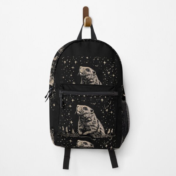Item preview, Woodchuck In the Field Under the Stars designed and sold by FloeC.