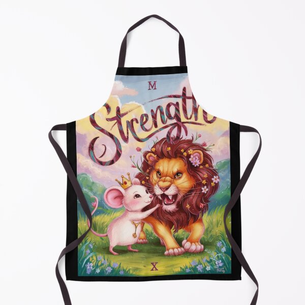 Item preview, Tarot Card - Strength. mouse theme, mouse lover, cute mouse designed and sold by ZodiacWonders.