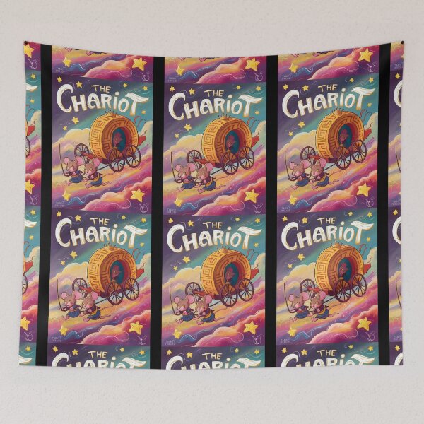 Item preview, Tarot Card - The Chariot. mouse theme, mouse lover, cute mouse designed and sold by ZodiacWonders.