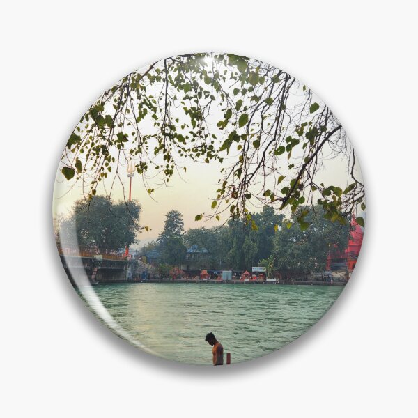 Item preview, Man beside Holy Ganges river of India  designed and sold by apontutul.