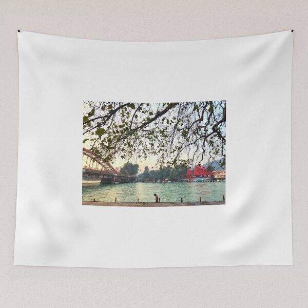 Item preview, Man beside Holy Ganges river of India designed and sold by apontutul.