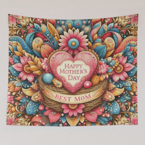 Item preview, Best Mom Happy Mothers Day Heart Nest designed and sold by Illuministique.