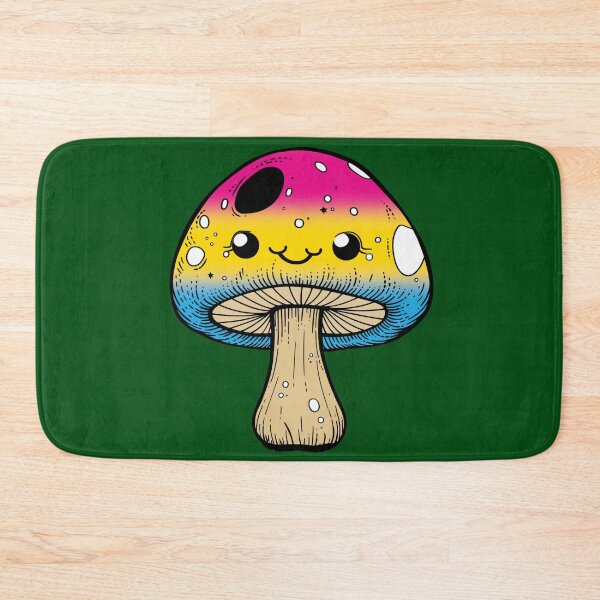 Item preview, Cute Pansexual Pride Flag Mushroom, Kawaii Pan Mushroom Design designed and sold by Travelslightly.