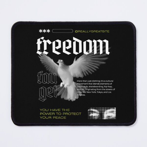 Item preview, streetwear freedom designed and sold by CodeCrush.