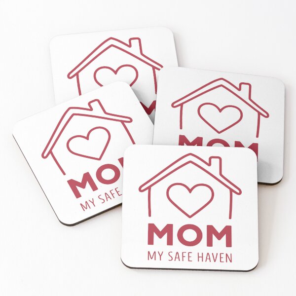 Item preview, Mom, My Safe Haven: Minimalist House with Heart Illustration designed and sold by HahaHandlesHub.