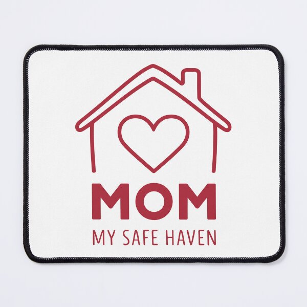 Item preview, Mom, My Safe Haven: Minimalist House with Heart Illustration designed and sold by HahaHandlesHub.
