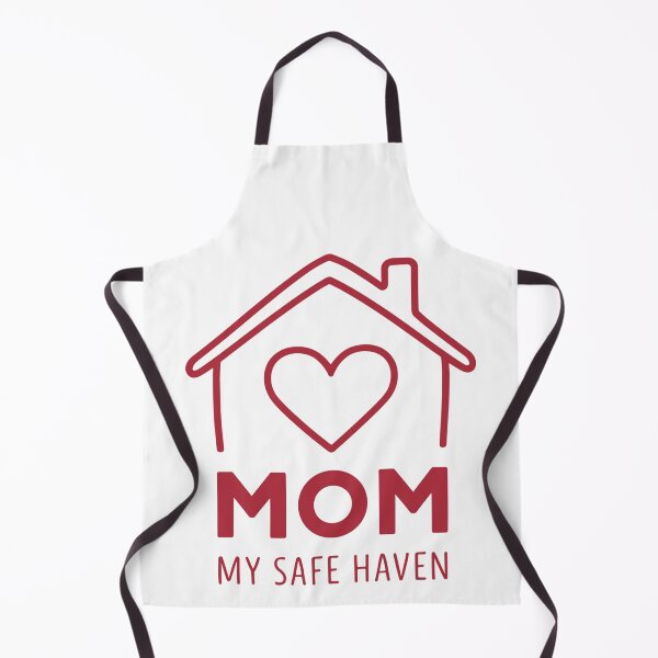 Item preview, Mom, My Safe Haven: Minimalist House with Heart Illustration designed and sold by HahaHandlesHub.