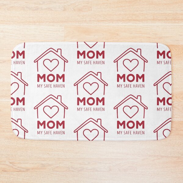 Item preview, Mom, My Safe Haven: Minimalist House with Heart Illustration designed and sold by HahaHandlesHub.