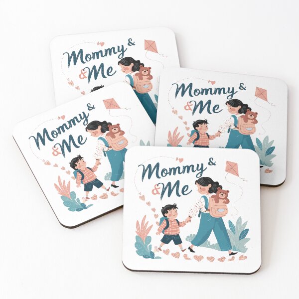 Item preview, Mommy & Me: Adorable Mother and Child Mother's Day Illustration  designed and sold by HahaHandlesHub.