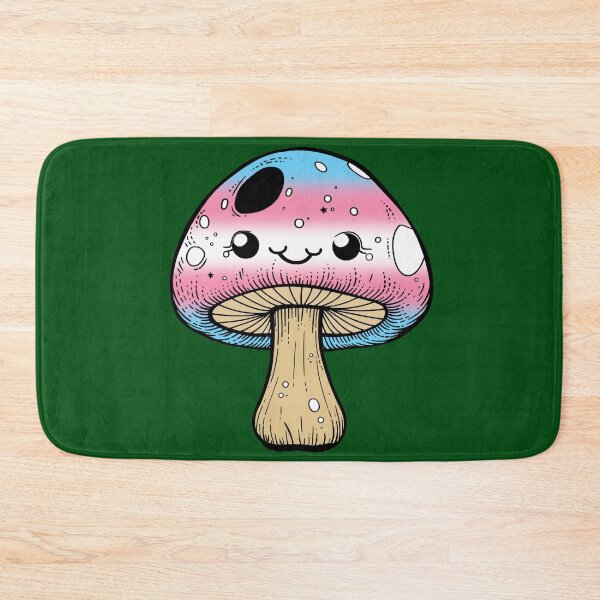 Item preview, Cute Transgender Pride Flag Mushroom, Kawaii Trans Mushroom Design designed and sold by Travelslightly.