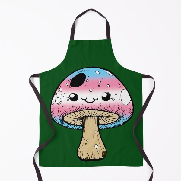 Item preview, Cute Transgender Pride Flag Mushroom, Kawaii Trans Mushroom Design designed and sold by Travelslightly.